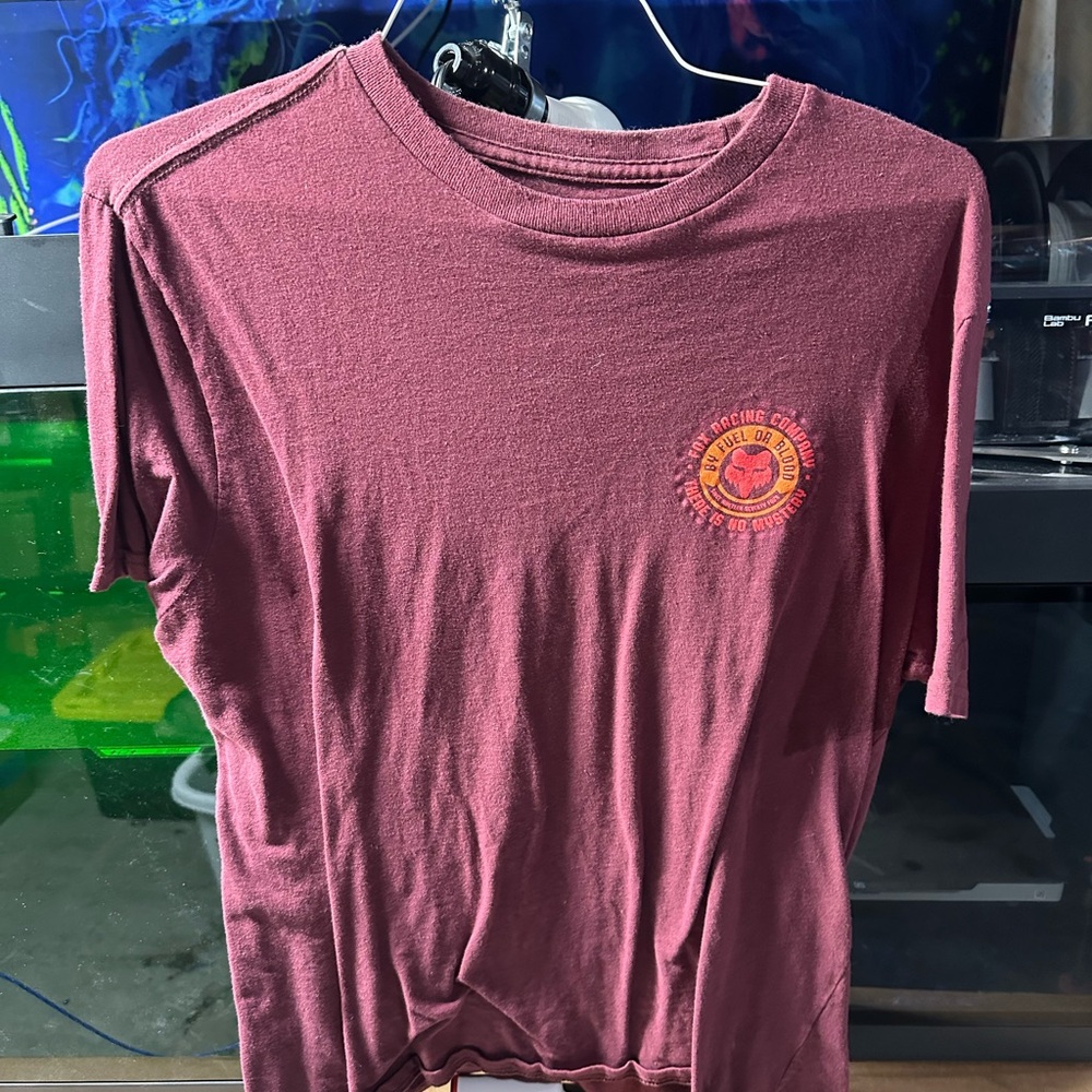 Fox Burgundy Graphic Tee